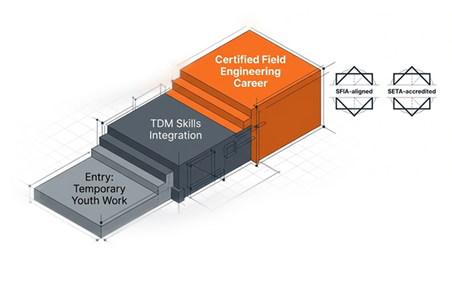 Accredited Training Pathways Diagram